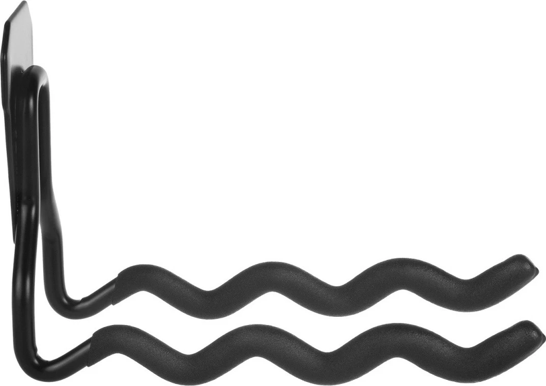 Mbajtës muri çeliku Maclean MC-486 për vegla, goma, biçikletë, i zi