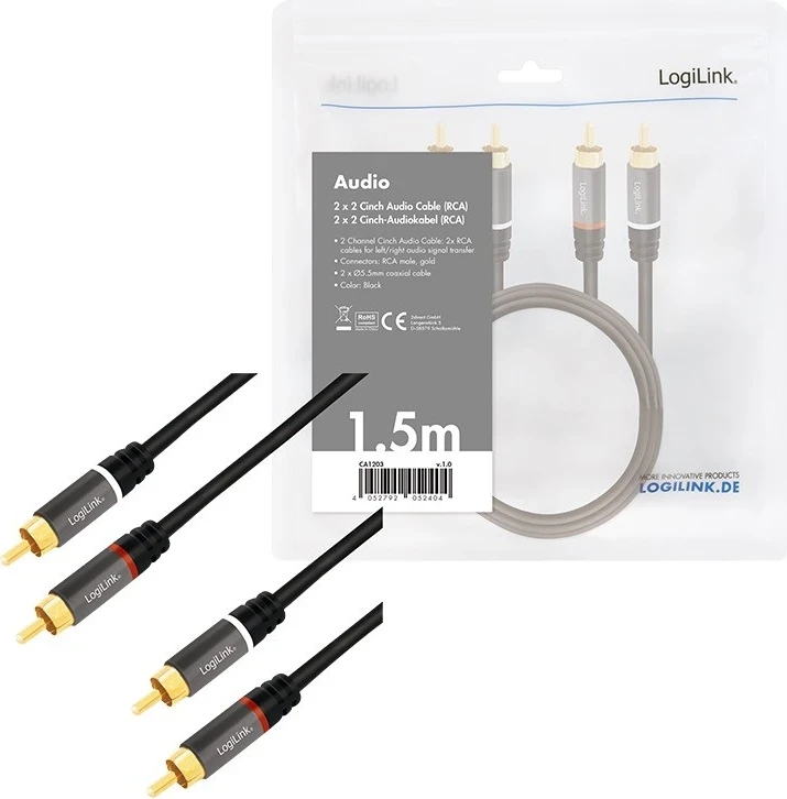 LogiLink RCA 1.5m