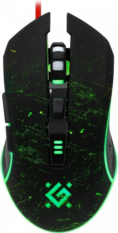 Maus gaming Defender DRAGLEN GM-907, 7200 DPI, me kabllo, RGB, i zi, me mauspad