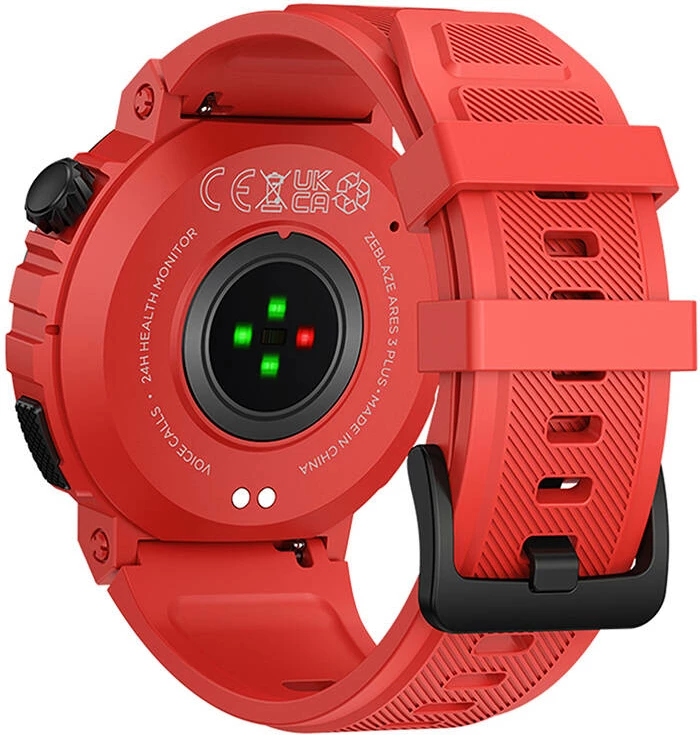 Smartwatch Zeblaze Ares 3 Plus, 1.43" AMOLED, i kuq