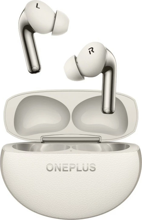 Kufje OnePlus Buds Pro 3, wireless, Bluetooth 5.4, me kuti karikimi, Bezhe