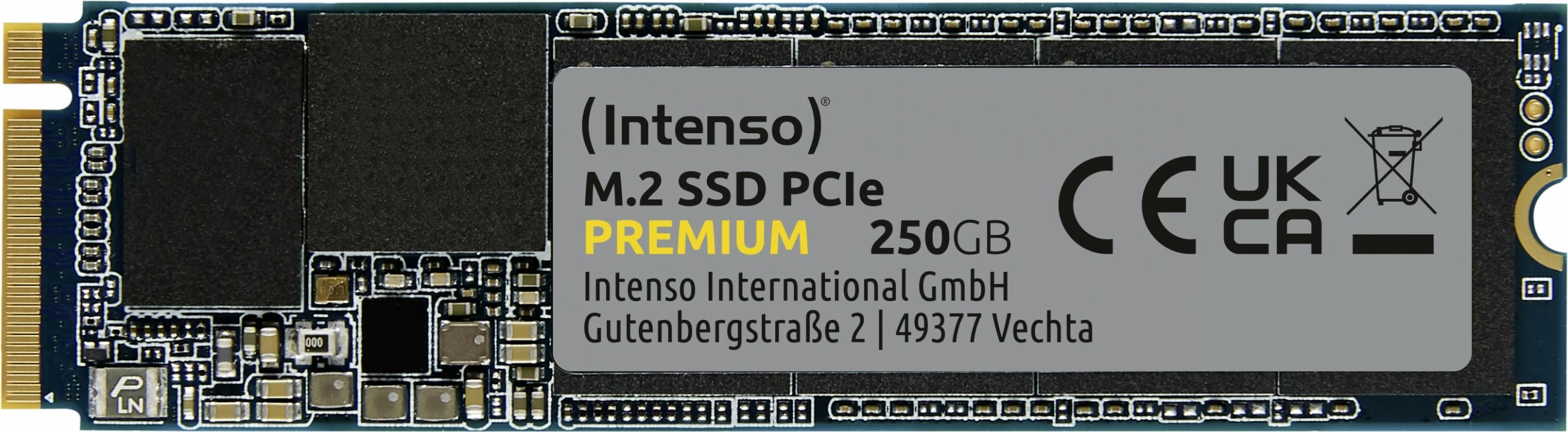 SSD Intenso M.2 PCIe Premium, 250 GB, 2100 MB/s