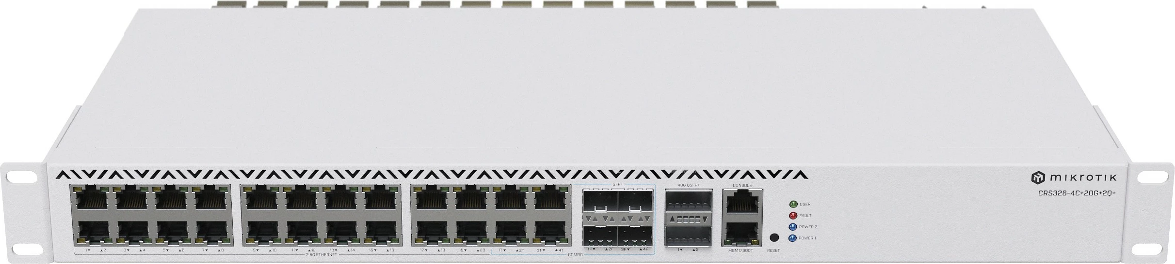 Switch MikroTik CRS326-4C+20G+2Q+RM, Managed, Gigabit Ethernet (10/100/1000), Gri