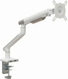 Mbajtëse tavoline për monitor ART RAMM L-19GD, 17-32 inç, 2xUSB 3.0, Alumini, Bardhë