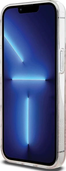 Mbështjellës Hello Kitty IML Gradient Electrop Crowded Kitty Head për iPhone 13 Pro Max, Rozë