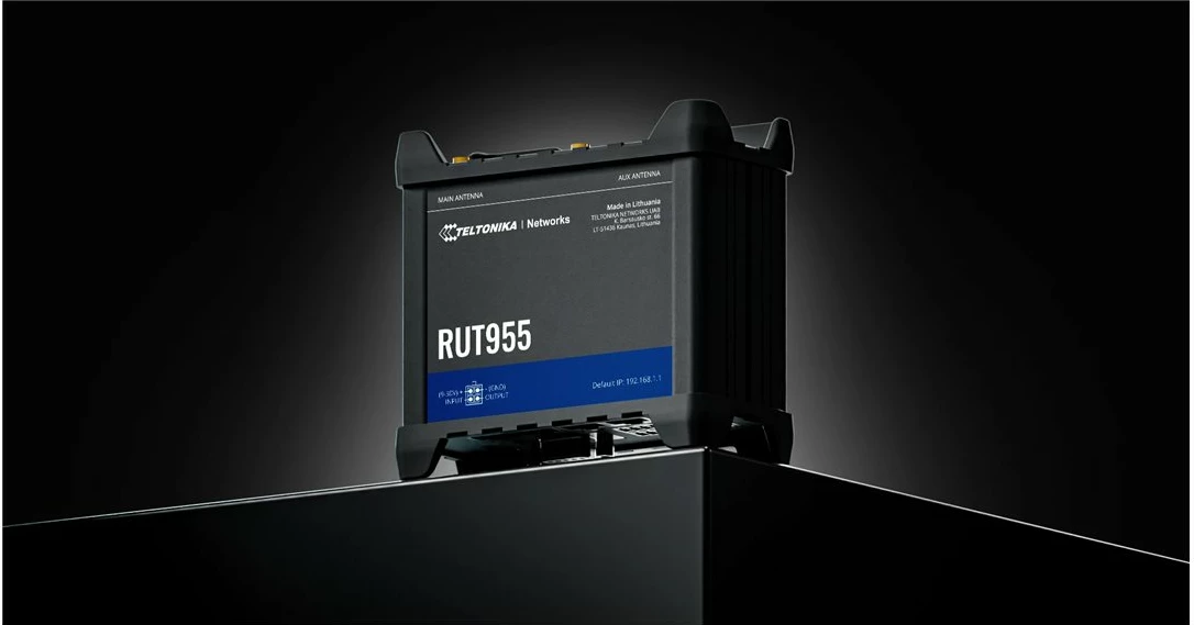 Router Teltonika RUT955 LTE Cat 4, 4 porta Ethernet, WiFi, i zi