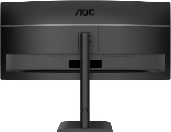 Monitor i lakuar AOC CU34E4CV 34'' WQHD 3440x1440 120Hz VA HDR10 USB-C 90W KVM HDMIx2 DP RJ45 Altoparlantë, i zi