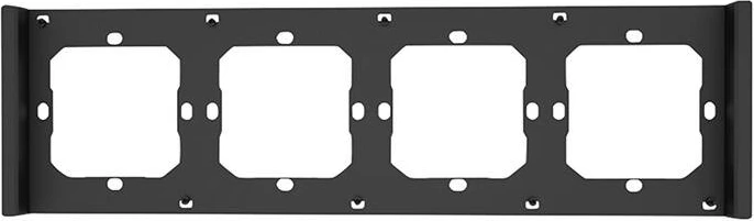 Kornizë për ndërprerës quadruple Sonoff M5-4C-80-F, grafit/zezë