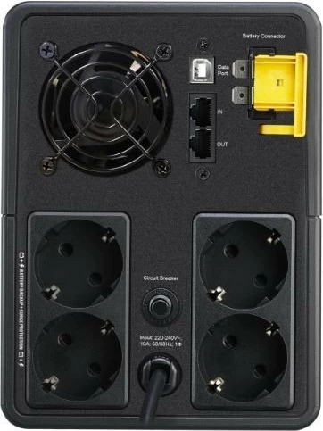 Kasë UPS APC BX2200MI-GR, 2200VA, 1200W, 4 Schuko, E zezë