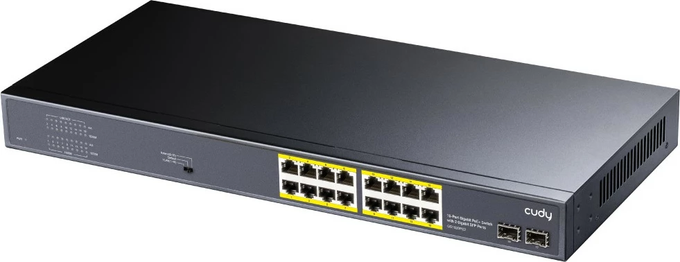Switch Cudy GS1020PS2, Gigabit Ethernet, PoE, Montim në rack