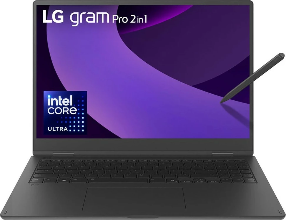 Kasë LG gram 16 Pro 2-in-1, Intel Core Ultra U7, 16GB/1TB SSD, 16 inç, e zezë