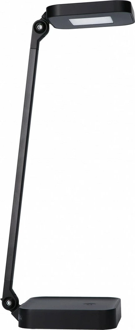 Llambë tavoline LED Maxcom ML 1001 me karikues, e zezë