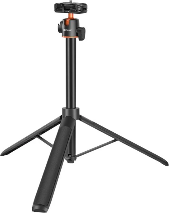 Tripod me selfie stick Puluz PU730B për telefon, 1.4m, i zi
