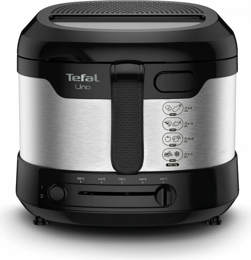 Friterë Tefal Uno M FF215D30, 1.8L, 1600W, inoks/zi