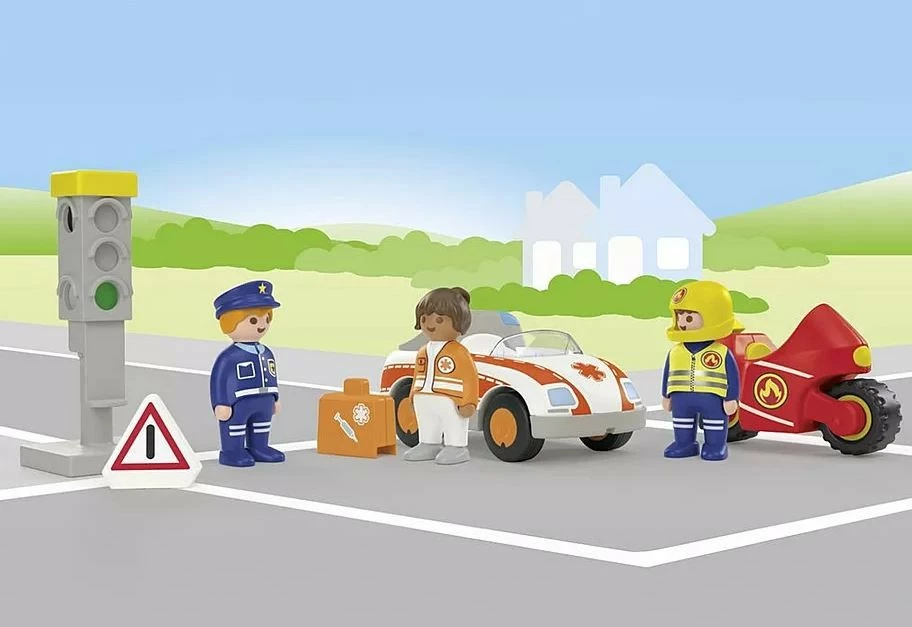 Set figurina Playmobil Junior 71692 Everyday Heroes, 8 pjesë