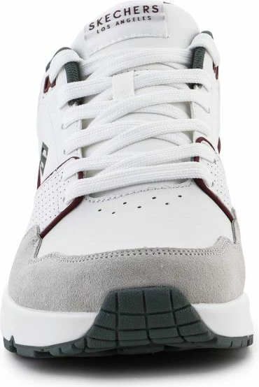 Atlete për meshkuj Skechers, të bardha dhe gri