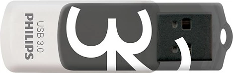 USB stick Philips Vivid Edition 32GB USB 3.0, gri e errët