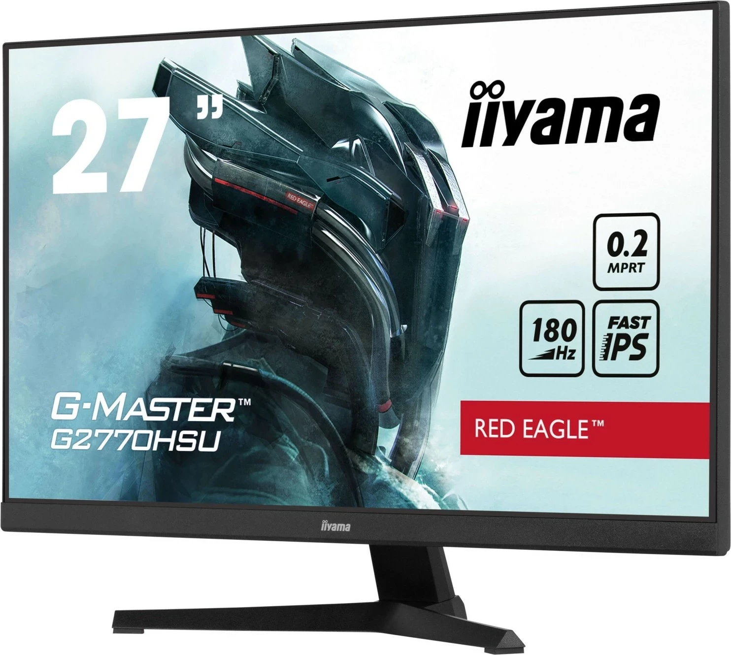 Monitor iiyama G-Master G2770HSU-B6, 27'', IPS, Full HD, 0,2ms, 180Hz, e zezë