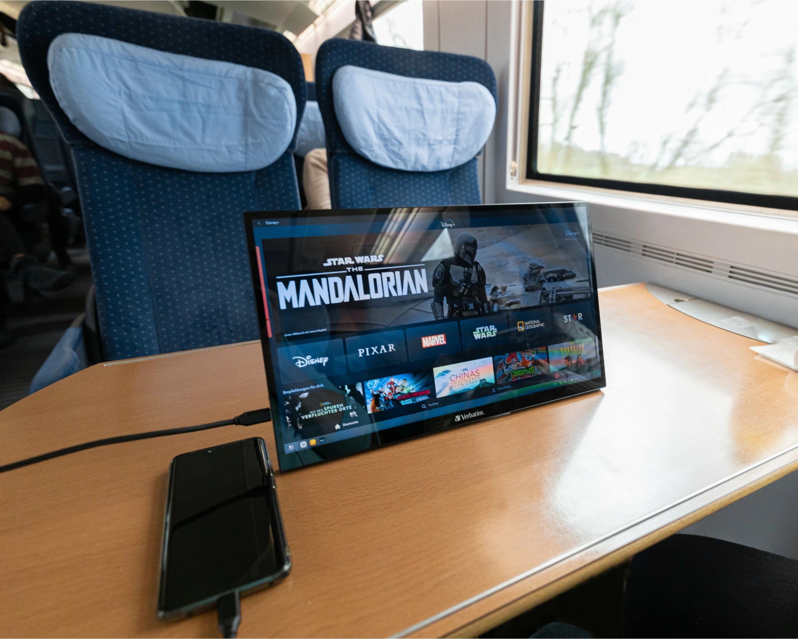 Monitor Verbatim 49593, 17.3", Full HD, Touchscreen, i zi