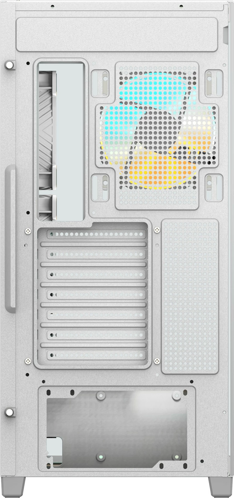 Kasë Gigabyte C500 Panoramic Stealth, Midi Tower, PC, ATX, Mini-ATX, Mini-ITX, e bardhë