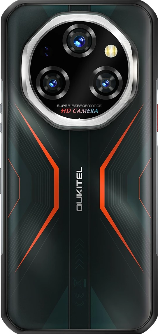 Celular OUKITEL WP55 5G 12/256GB 6.6" 120Hz 11000mAh IP68/IP69K DS portokalli