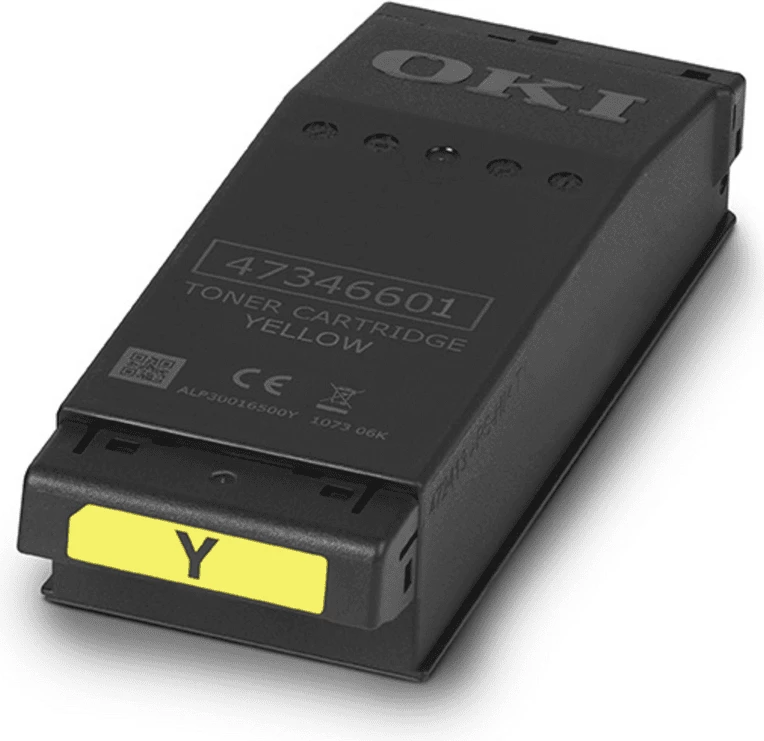 Toner, OKI, 09006129, rendiment deri 6000 faqe, standard, i verdhë
