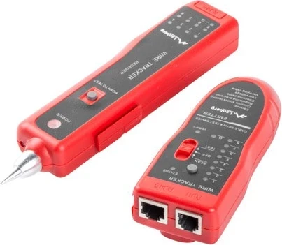 Testues i kabllave rrjeti Lanberg NT-0501, Zi dhe Kuq