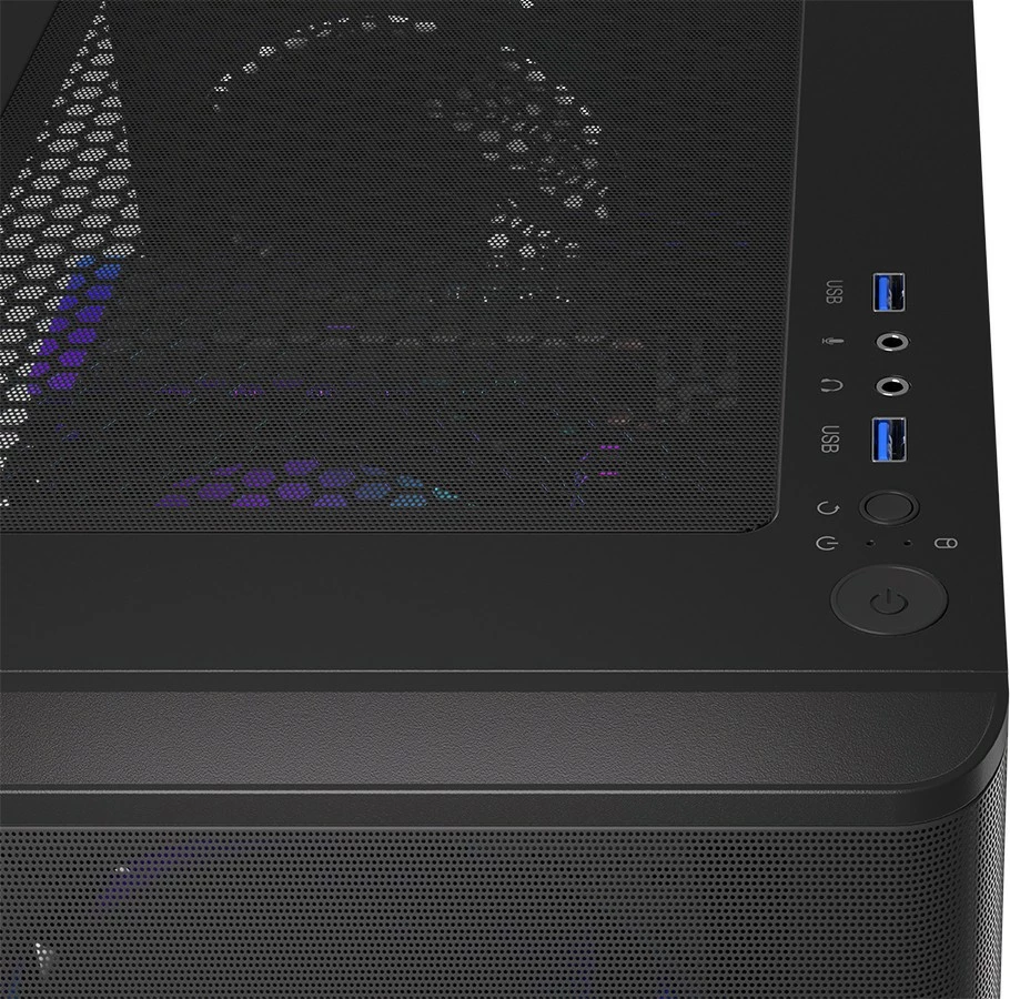 Kasë Endorfy Ventum 200 Air, Midi Tower, ATX, xham i temperuar, e zezë