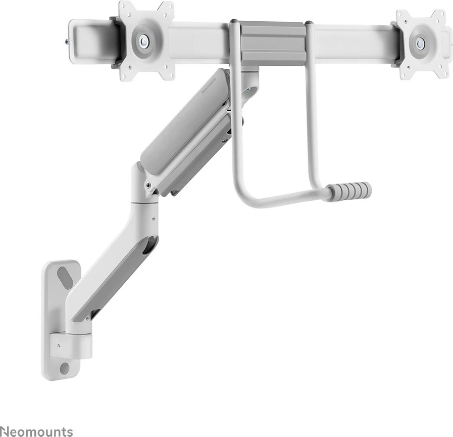 Adapter muri për krah monitori Neomounts AWL75-450WH, alumin, i bardhë