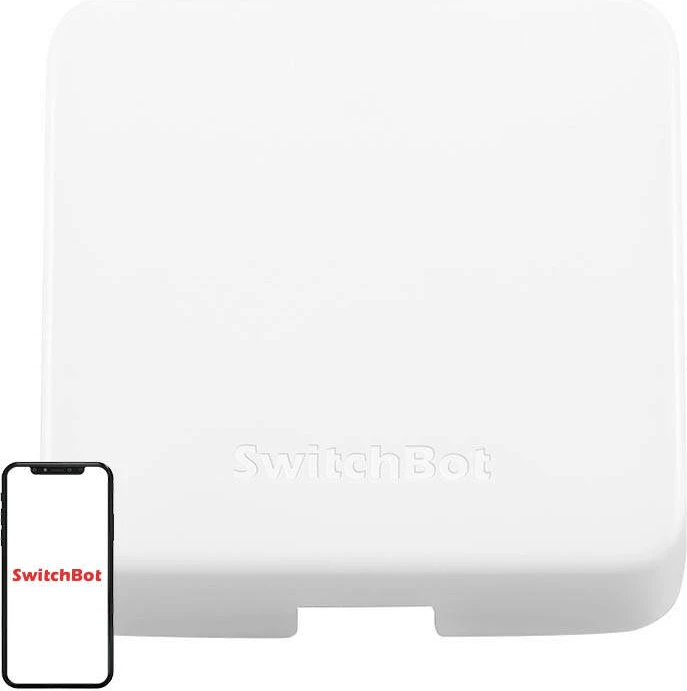 Set smart SwitchBot Hub Mini me 3 sensorë temperature e lagështie, i bardhë