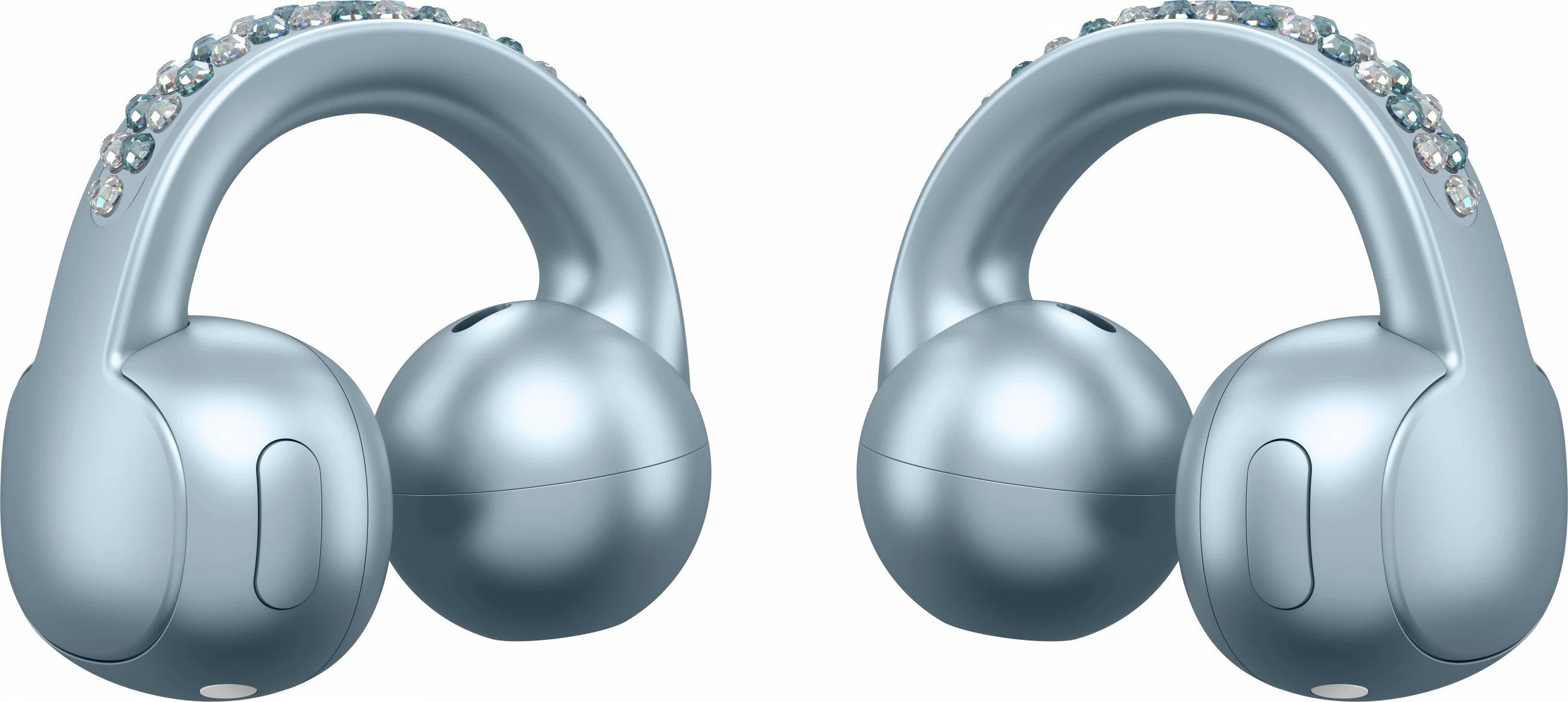 Celular Motorola razr60 + kufje Buds Loop, Swarovski Edition, blu