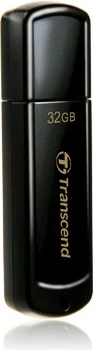 USB flash Transcend JetFlash 350 32GB, USB 2.0, e zezë