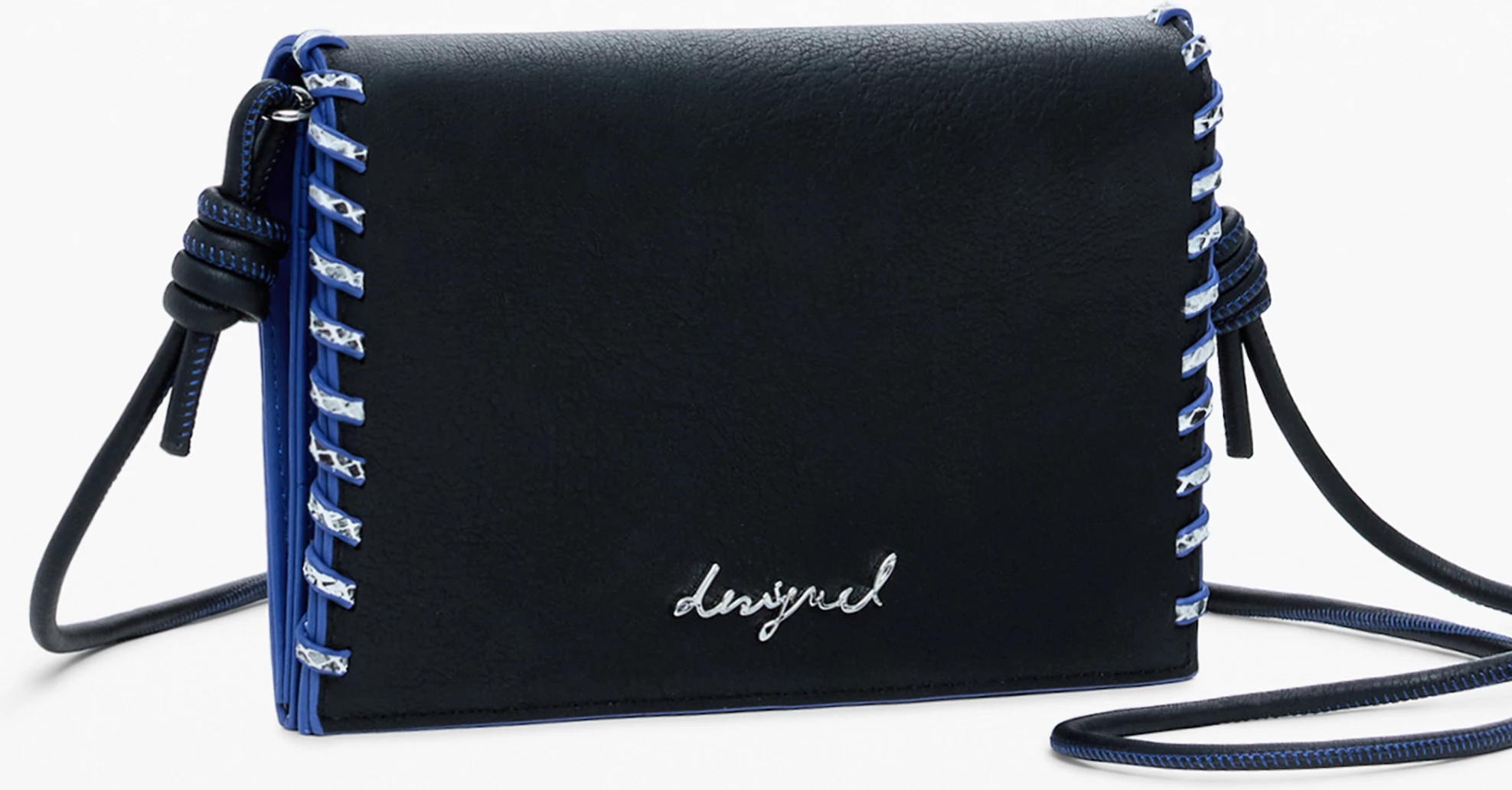 Portofol DESIGUAL Matilda Tiny Zip Capsule femra, e zezë