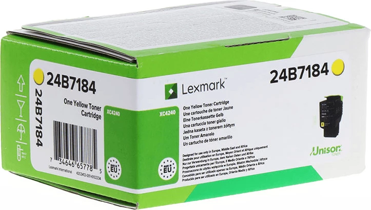 Toner Lexmark 24B7184 standard 6000 faqe e verdhë