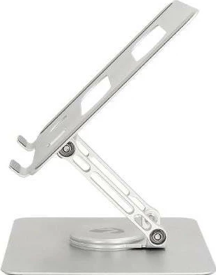 Qëndrim notebook Nedis, 17 inç, palueshëm, rrotullim 360°, argjendtë