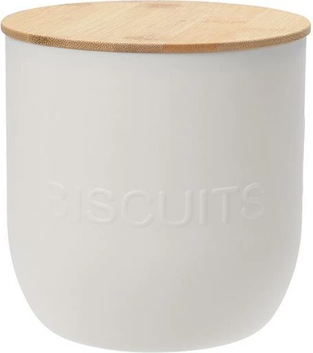 Kuti ruajtëse KOOPMAN Bisquits 1700ml plastike, e bardhë
