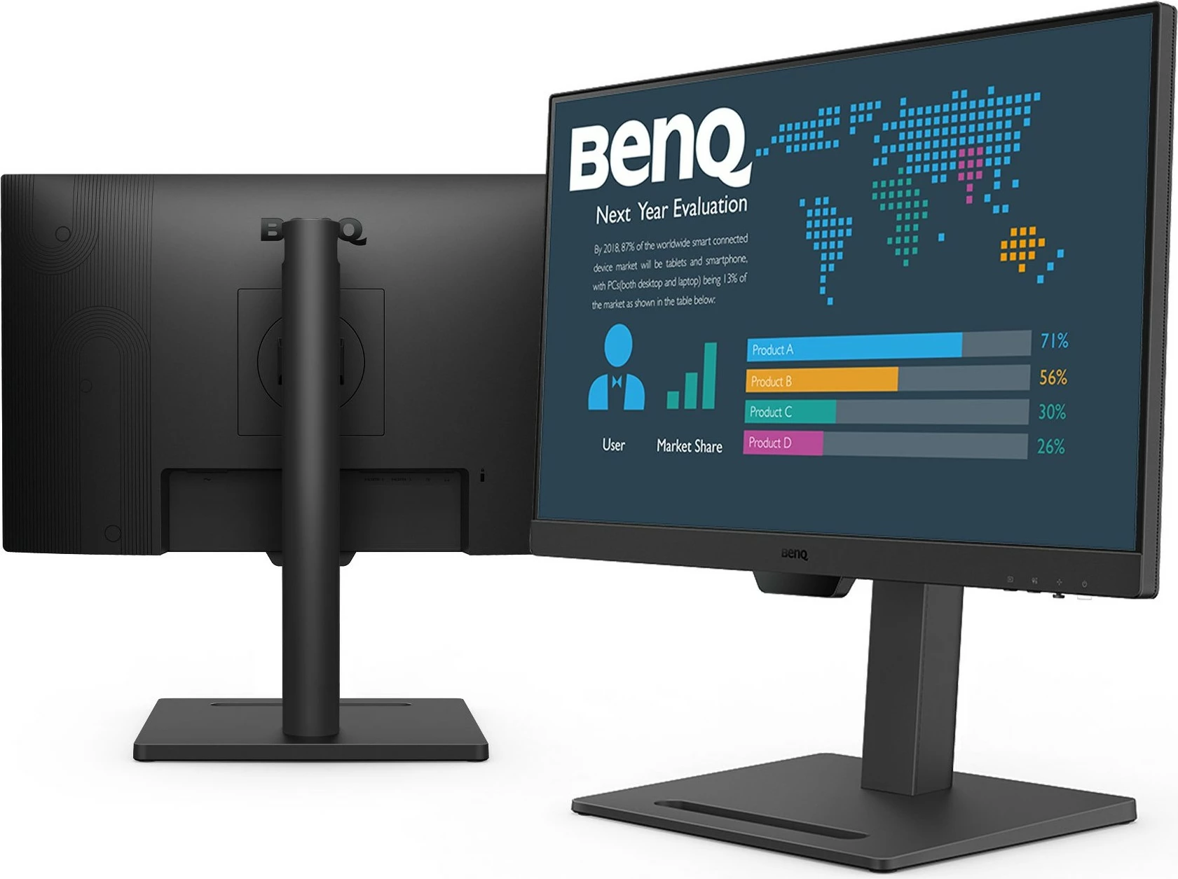 Monitor BenQ BL2490T, 23.8", Full HD, 100Hz, i zi