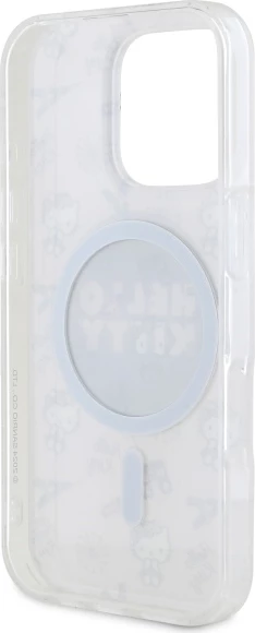 Mbështjellës Hello Kitty IML All Over Paris MagSafe për iPhone 16 Pro, Rozë