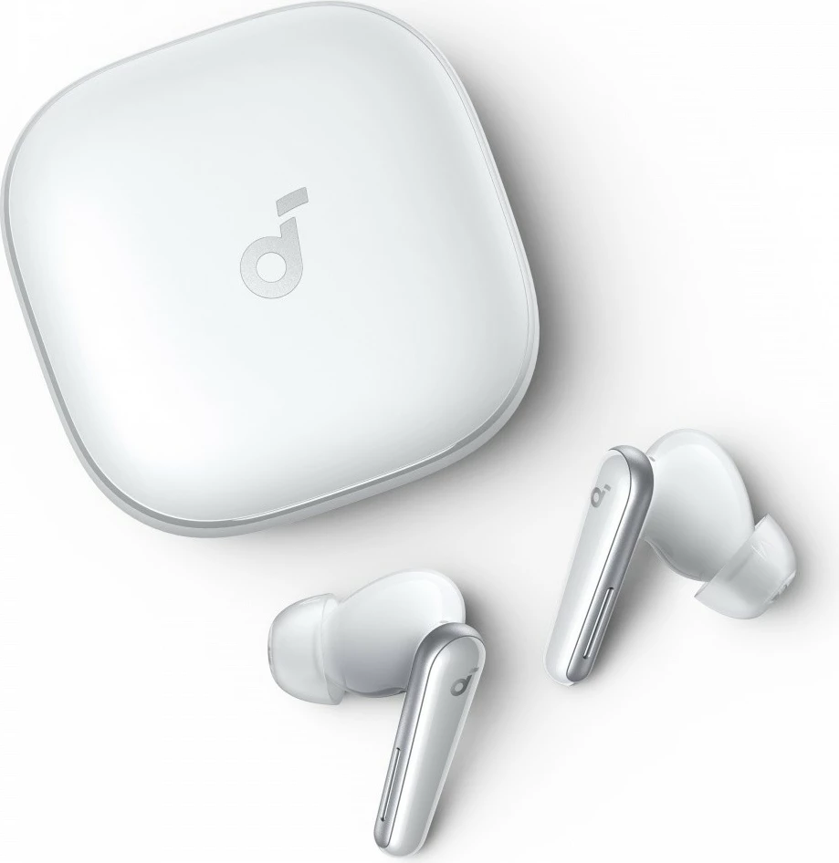 Kufje Anker Soundcore Liberty 5, Bluetooth, ANC, të bardha