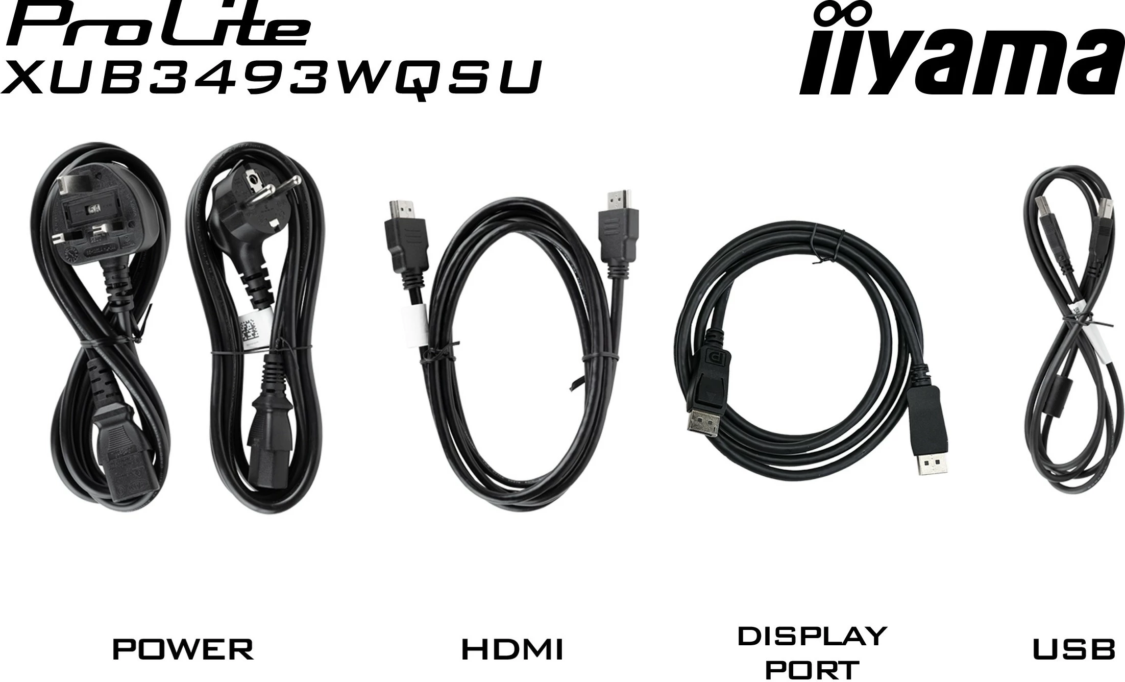 Monitor iiyama ProLite XUB3493WQSU-B6, 34 inç, IPS, 3440x1440, 120Hz, i zi