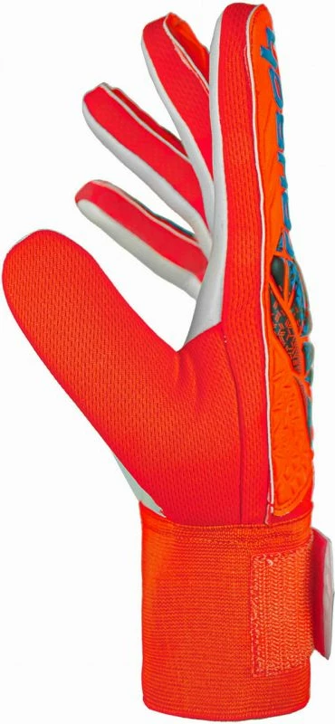 Doreza portieri për fëmijë Reusch, të portokalltë/të bardha