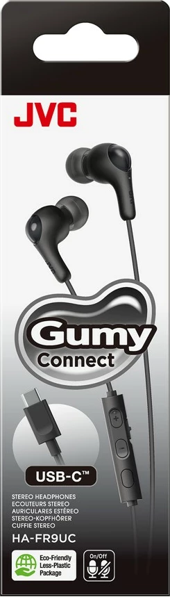 Kufje JVC HA-FR9UC-BU me mikrofon, USB Type-C, të zeza