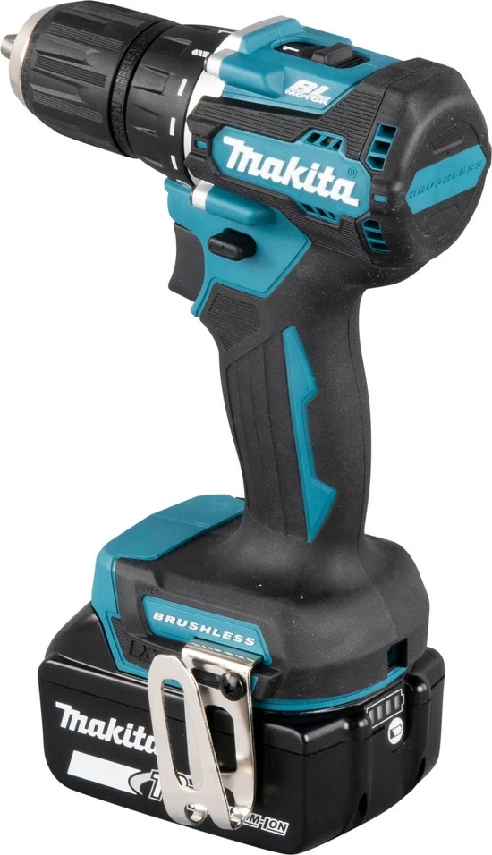 Makineri shpimi Makita DDF487Z, 18V, Li-Ion, 1.3cm, turkuaz
