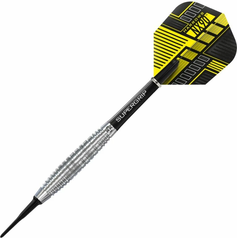 Shigjeta darts Harrows, unisex, të verdha/gri