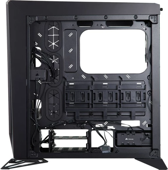 Kasë Corsair Carbide SPEC-OMEGA RGB, Midi Tower, ATX, xham i temperuar, e zezë