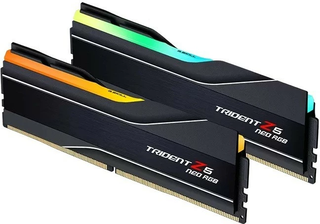 RAM Memorje G.SKILL Trident Z Neo DDR5, 32GB (2x16GB), 6000MHz, CL26, RGB, e zezë