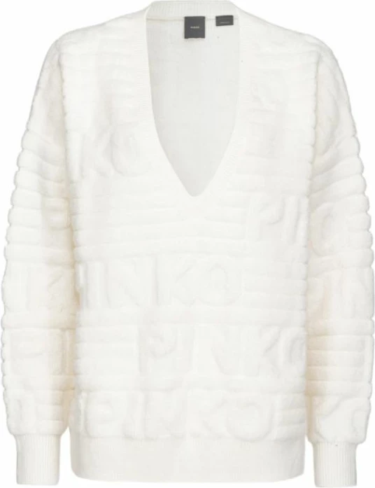 Duks Pinko Terry 3D për femra, i bardhë