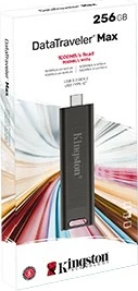 USB flash memorje Kingston DataTraveler Max DTMAX/256GB, 256GB, USB 3.2 Gen 2, E zezë