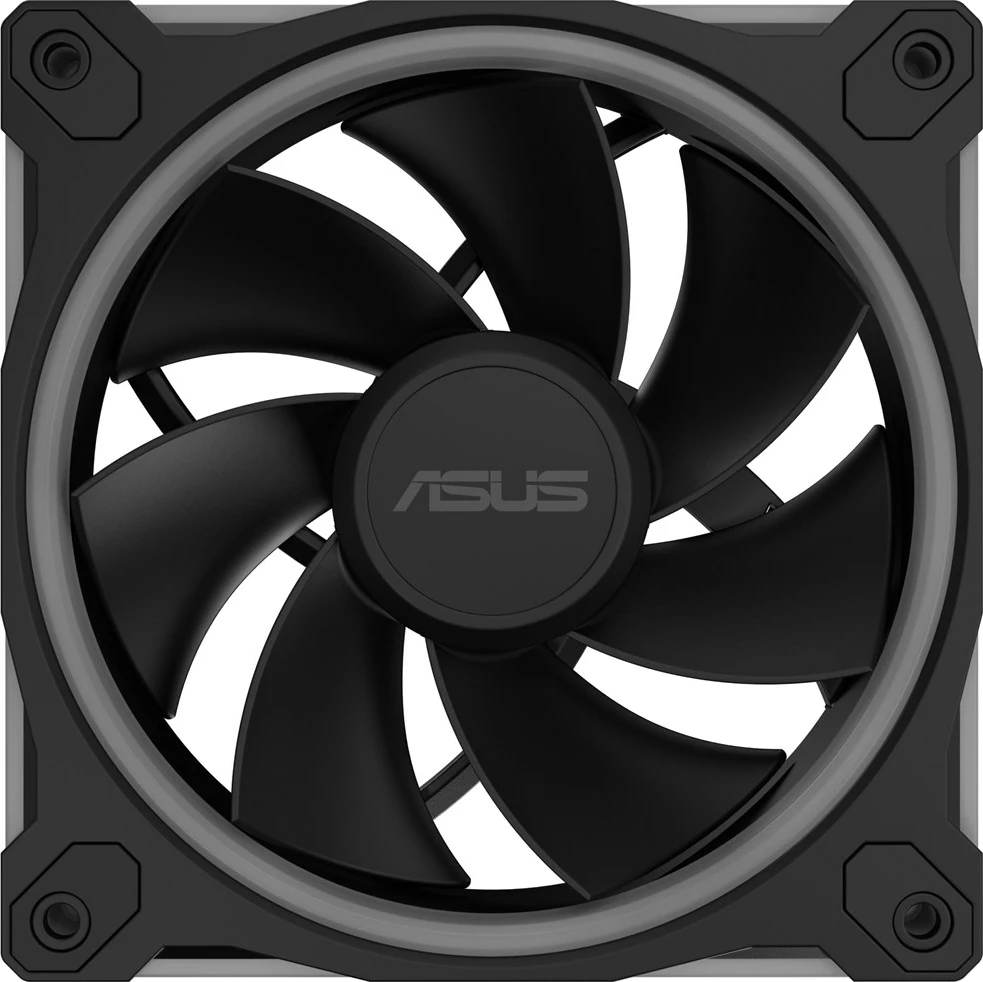 Set ventilatorë kasë ASUS Prime MR120 Fan ARGB Reverse, 12 cm, 3 copë, Zi