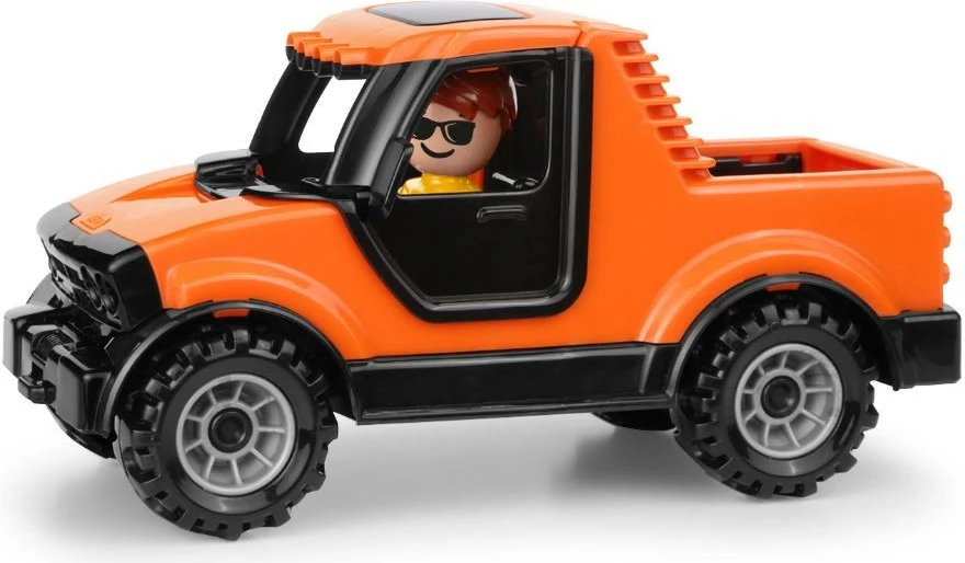 Veture lodër Lena Truckies Pick-up, me figurë, portokalli/zezë